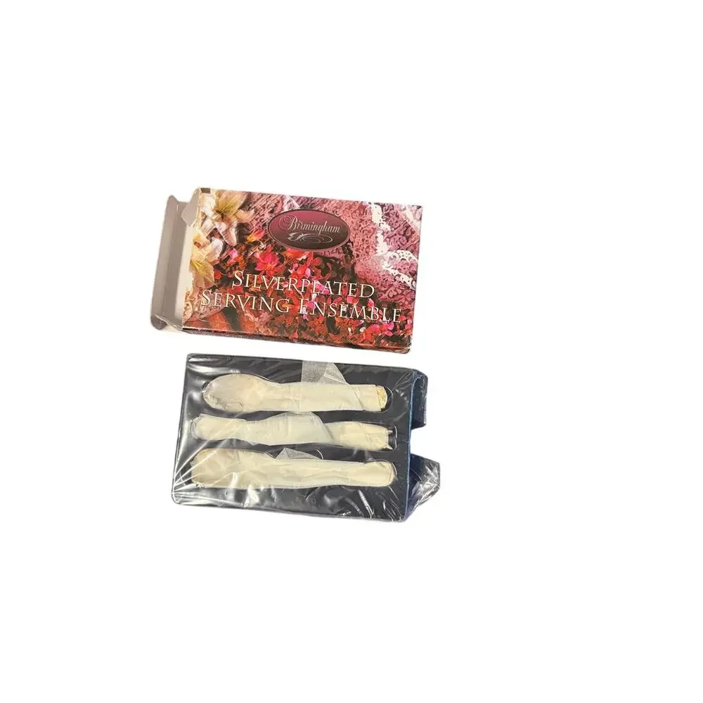 Birmingham Silver Plated Serving Ensembles (set Of 3)